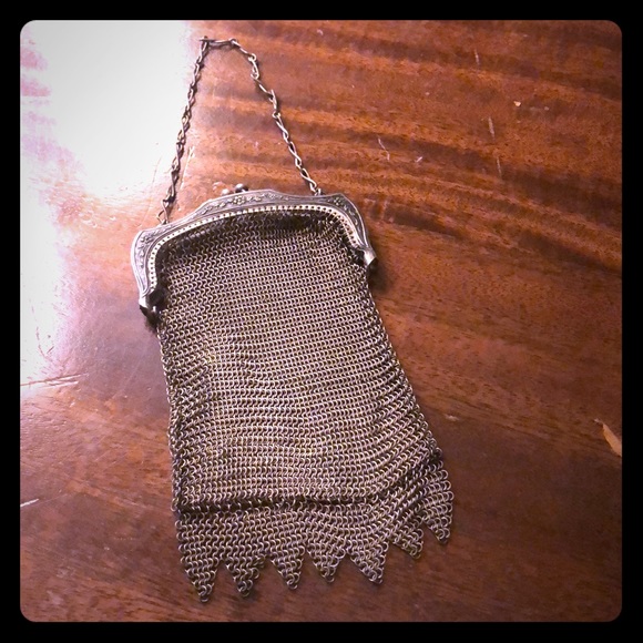 chain mail purse antique